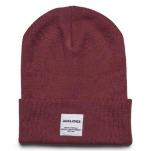 JACK JONES GORRO INVIERNO BURDEOS