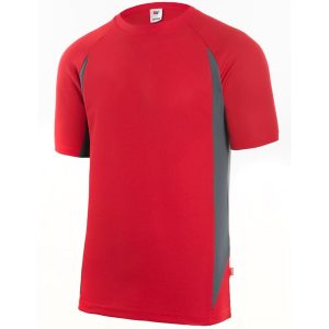 VELILLA CAMISETA MANGA CORTA 105501 ROJO/GRIS