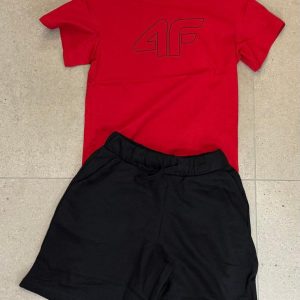 4F CONJUNTO ALG. LOOSE FIT ROJO
