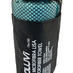 JOLUVI TOALLA MICRIFIBRA 50x100 VERDE AGUA