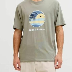 JACK JONES CAMISETA 12288351 KAKI