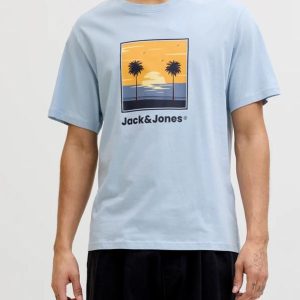 JACK JONES CAMISETA 12288351 TURQUESA