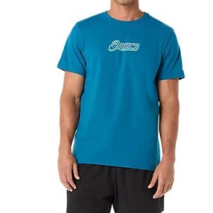 ASICS LOGO GRAPHIC TEE 2031F334 AZULON