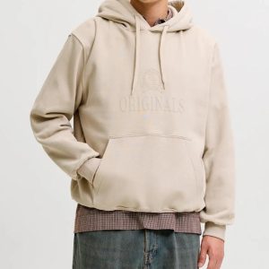 JACK JONES SUDADERA 12300022 MARFIL