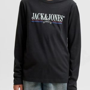 JACK JONES CAMISETA 1230424 NEGRO
