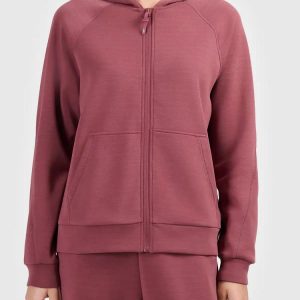 4F SUDADERA CREMALLERA F2664 BURDEOS