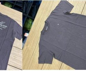 SILBON CAMISETA MARRON LOGO BORDADO